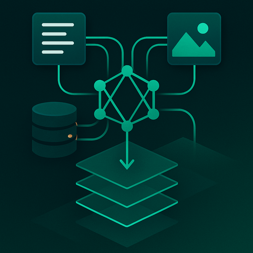 Multi-Modal Context Fusion: Unified Text, Image & Structured Data Pipelines for Enterprise AI